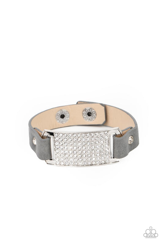 Urban Rivalry - Silver Paparazzi Accessories Wrap Bracelet