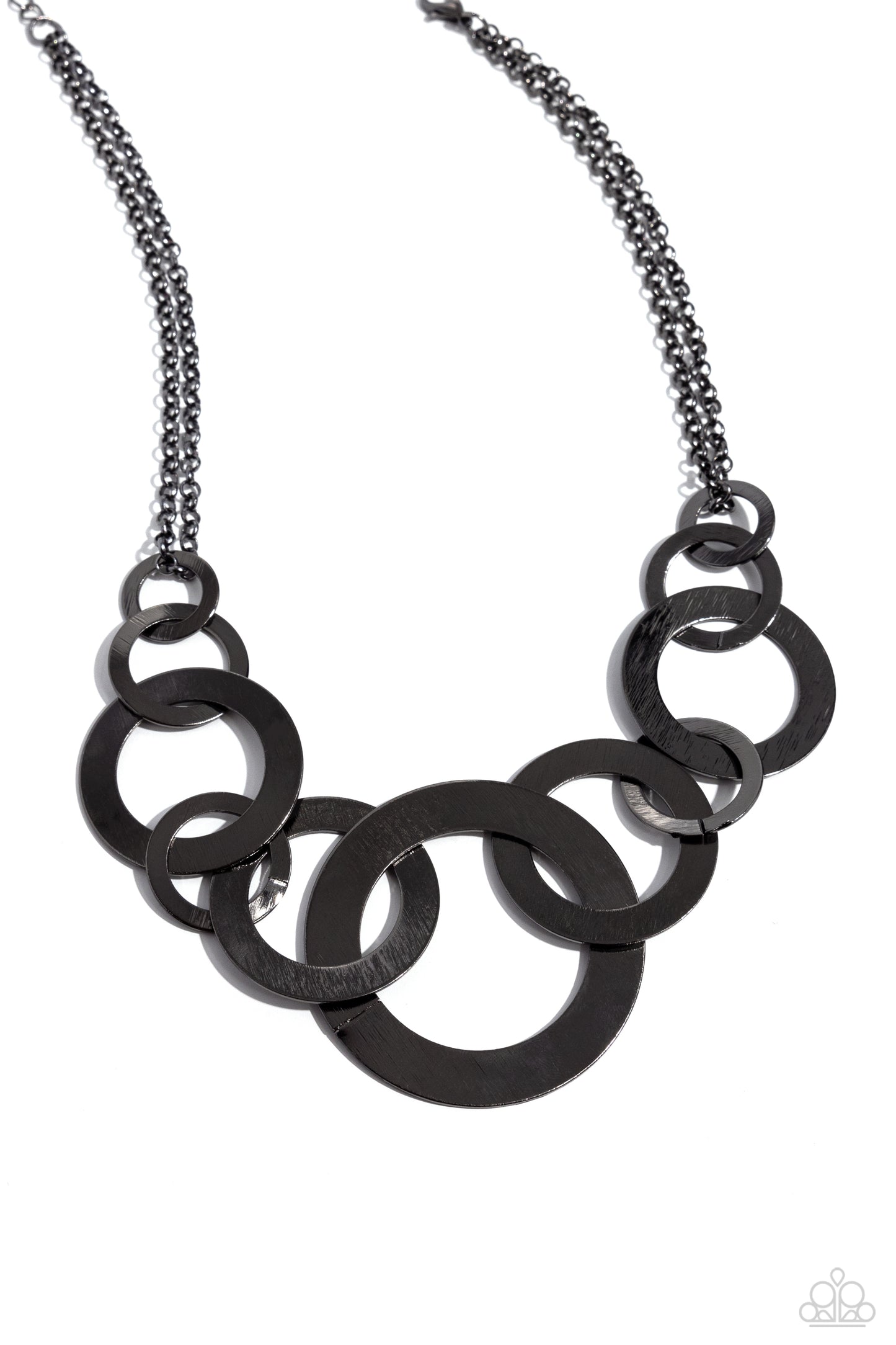 =Uptown Links - Black Necklace