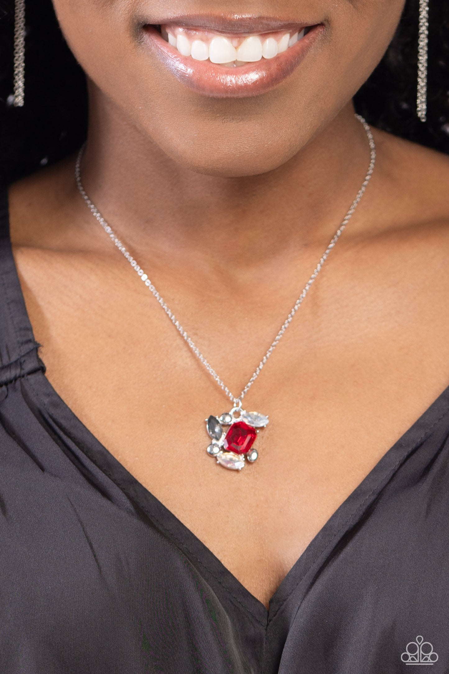 New Releases 12/13 Prismatic Projection - Red Necklace