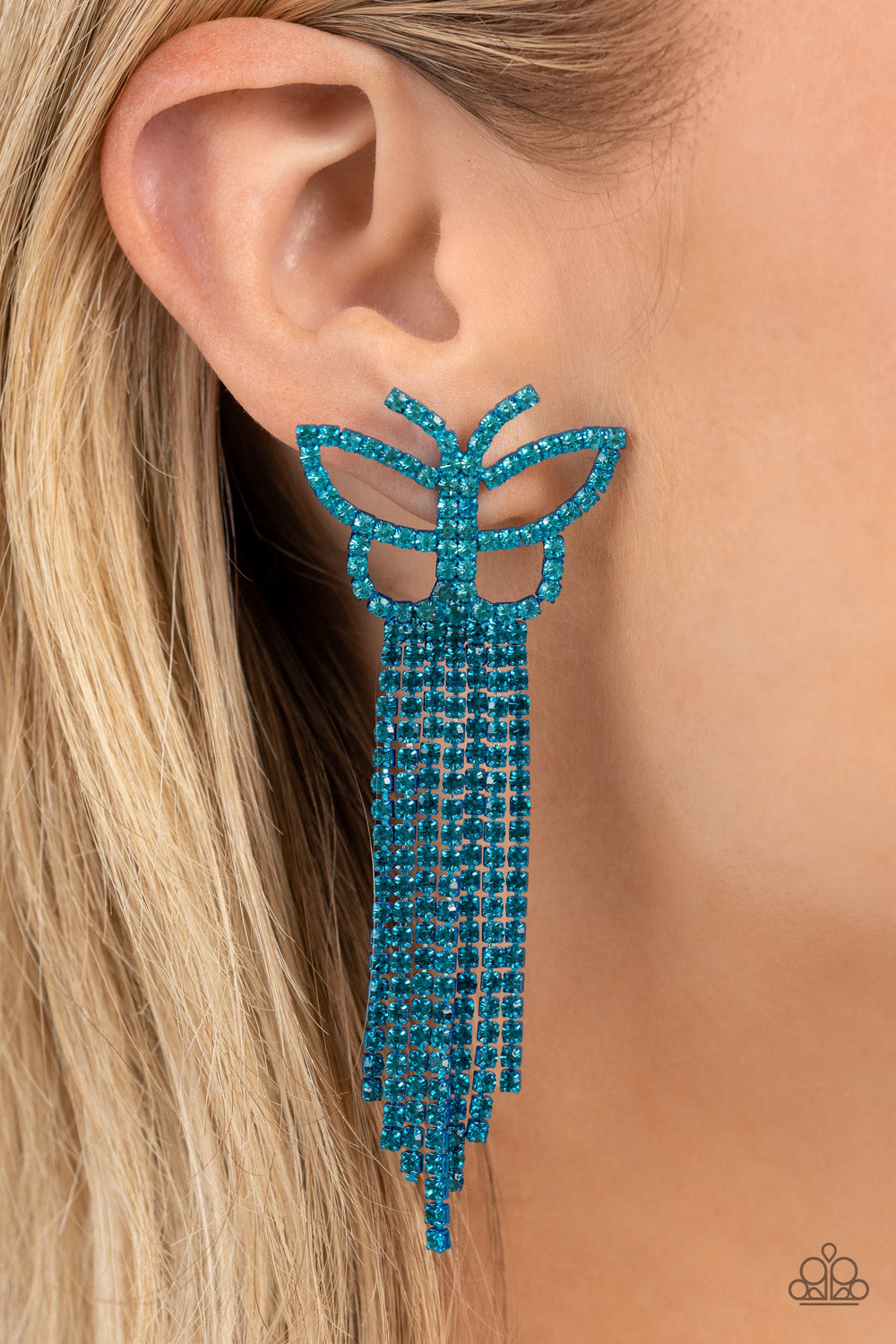 New Releases 7/14 Billowing Butterflies - Blue Earrings