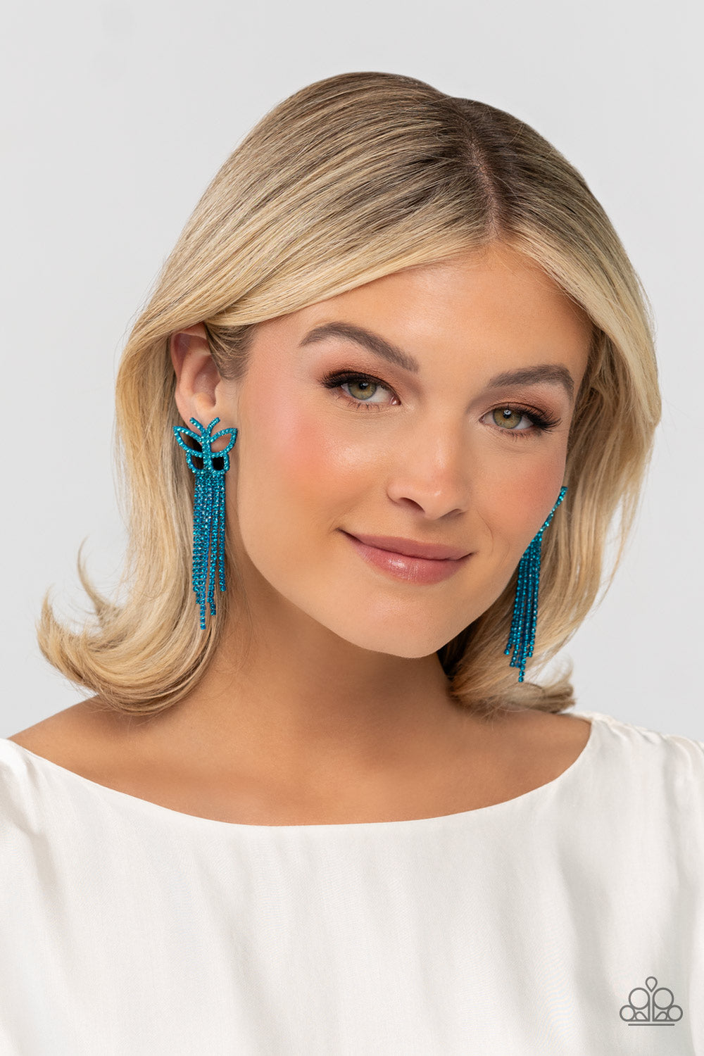 New Releases 7/14 Billowing Butterflies - Blue Earrings