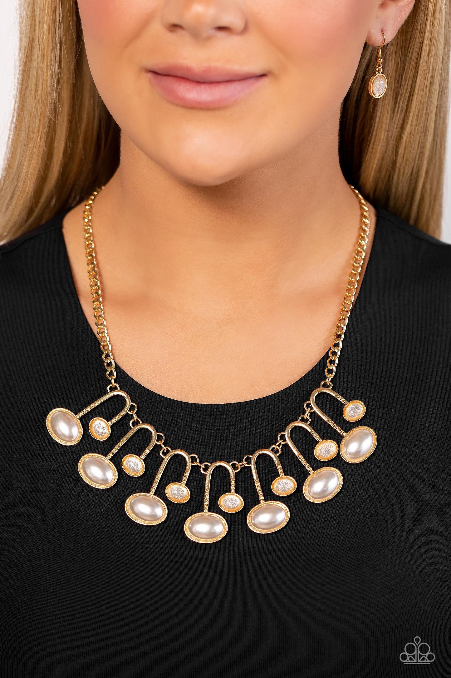 New Releases 9/18 Abstract Adornment - Gold Necklace