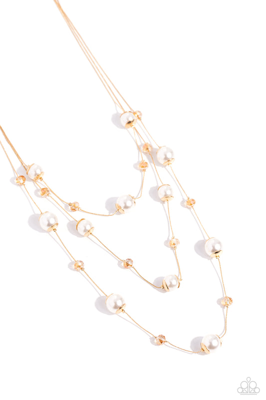 New Releases 11/39 Glistening Gamut - Gold Necklace