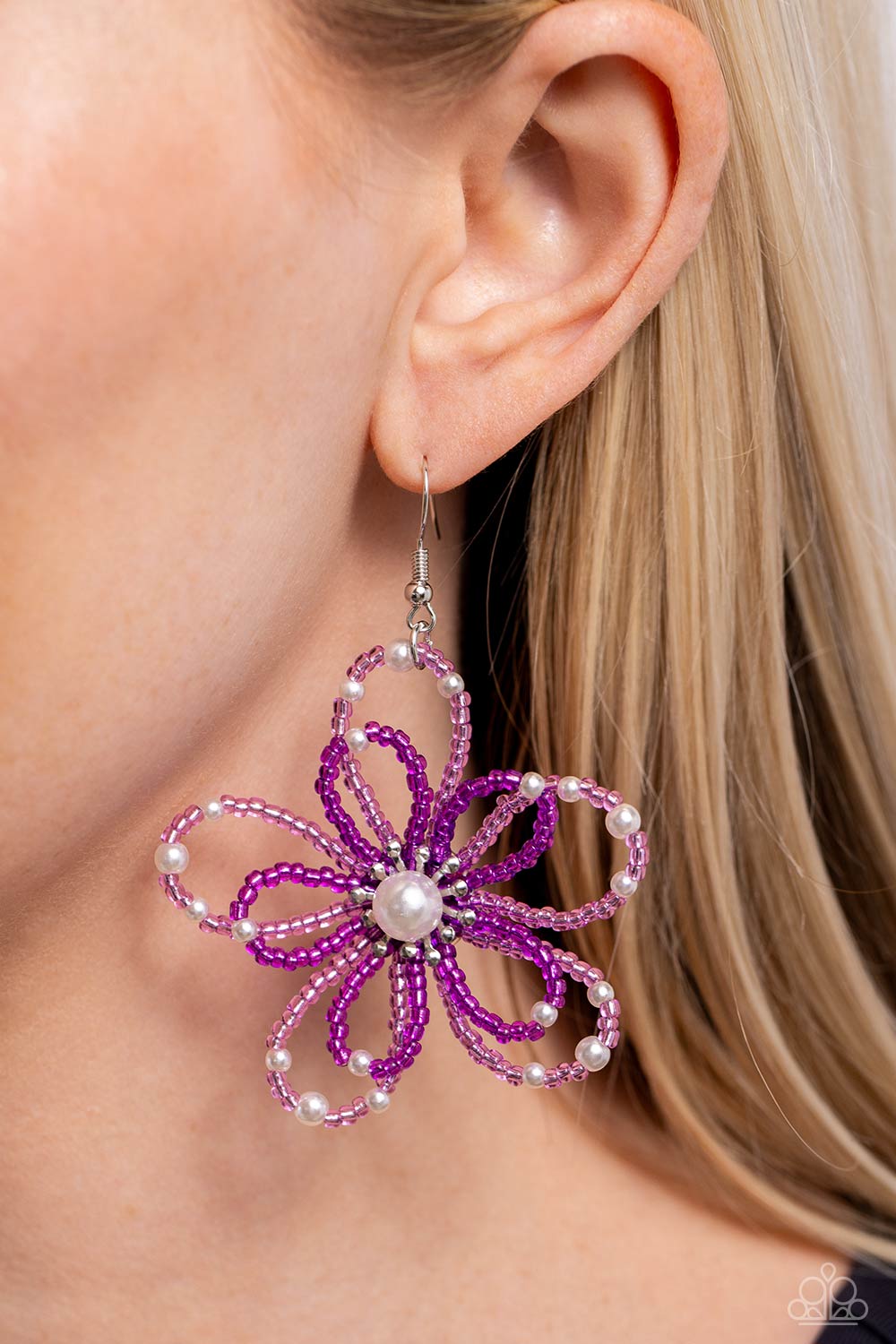 New Releases 2/2 PEARL Crush - Purple Earrings