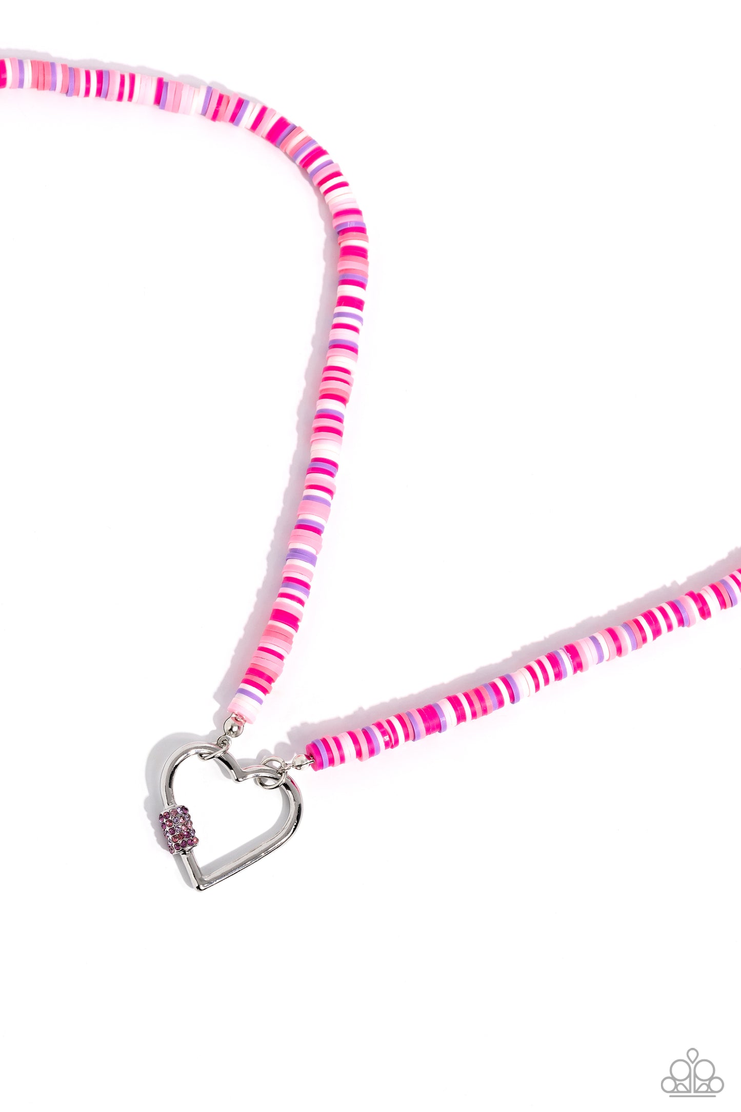 New Releases 1/18 Clearly Carabiner - Pink Necklace