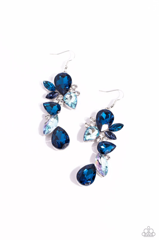 New Releases 3/7 Fancy Flaunter - Blue Earrings