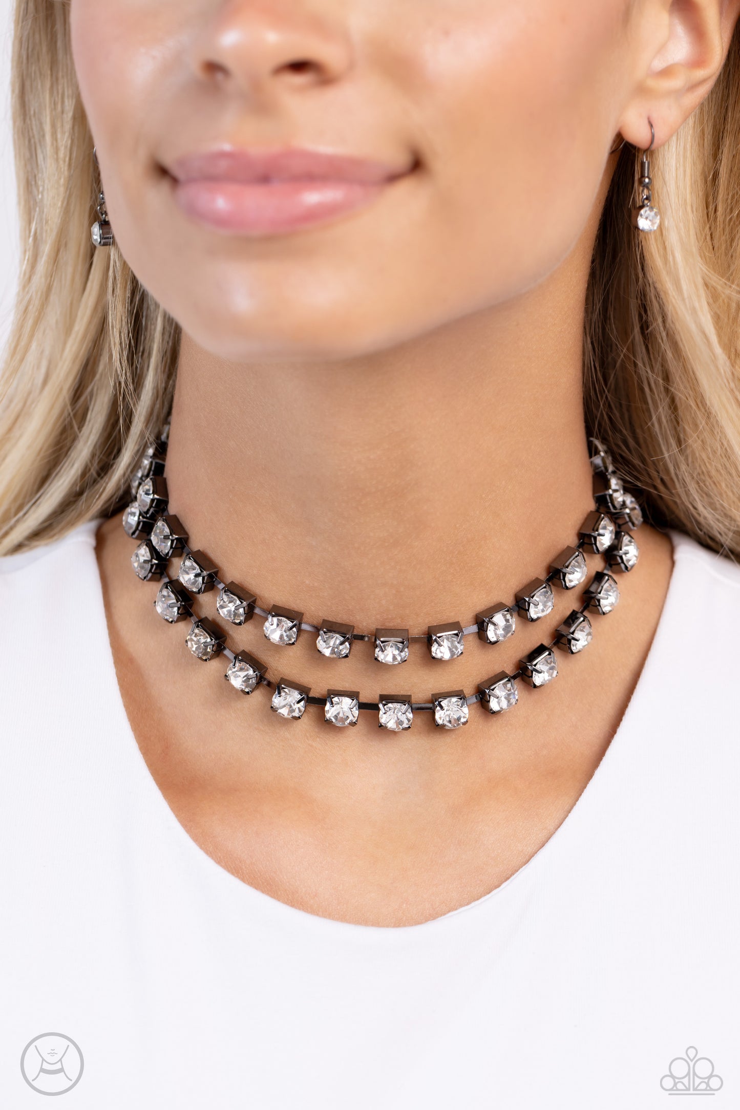 New Releases 1/9 Glistening Gallery - Black Choker Necklace