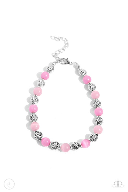 New Releases 3/7 Beachy Bouquet - Pink Anklet