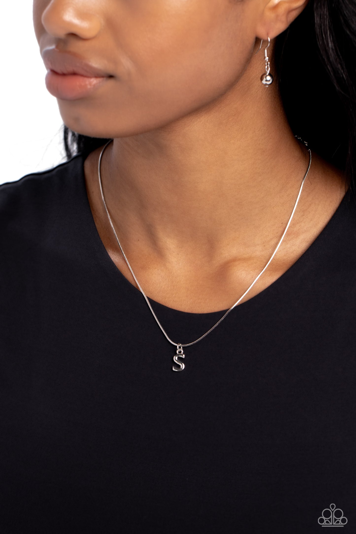 New Releases 10/18 Seize the Initial - Silver - S Necklace