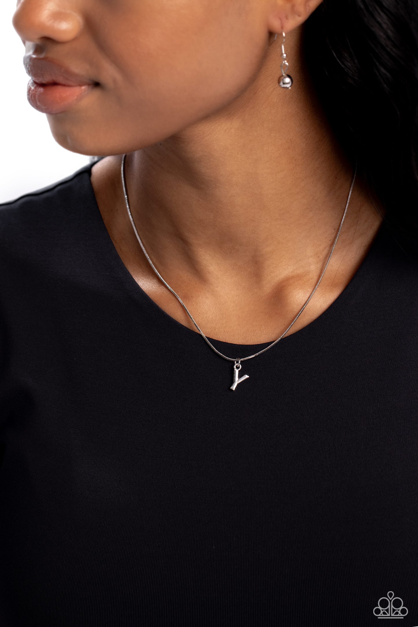 New Releases 10/18 Seize the Initial - Silver - Y Necklace