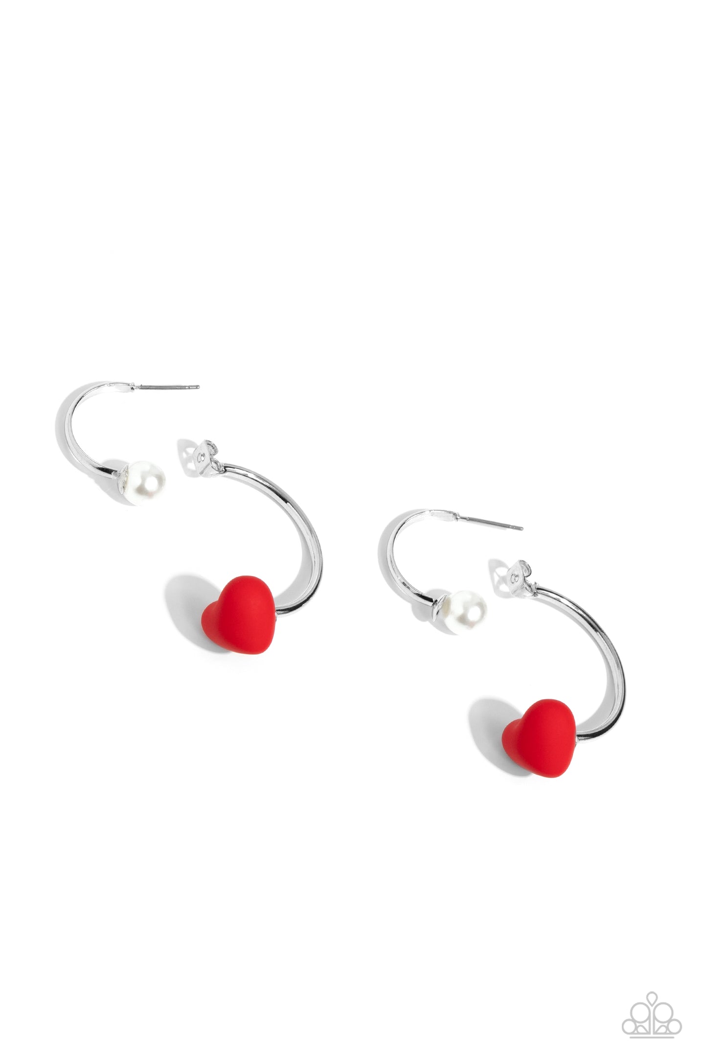 New Releases 1/16 Romantic Representative - Red Hoop Earrings