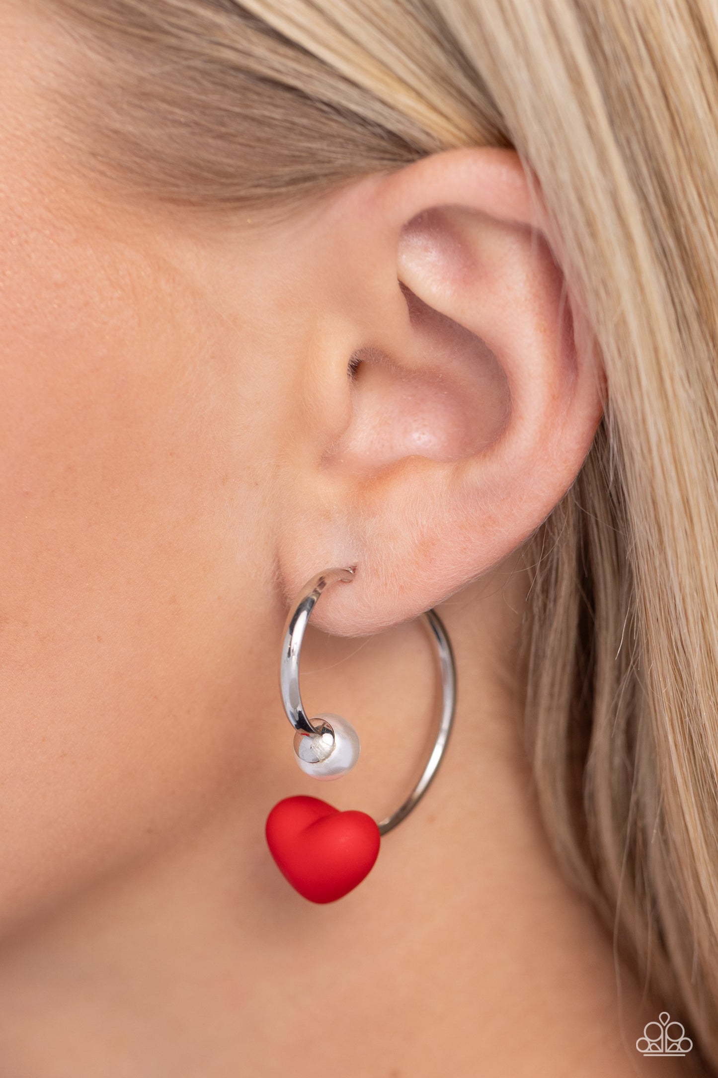 New Releases 1/16 Romantic Representative - Red Hoop Earrings