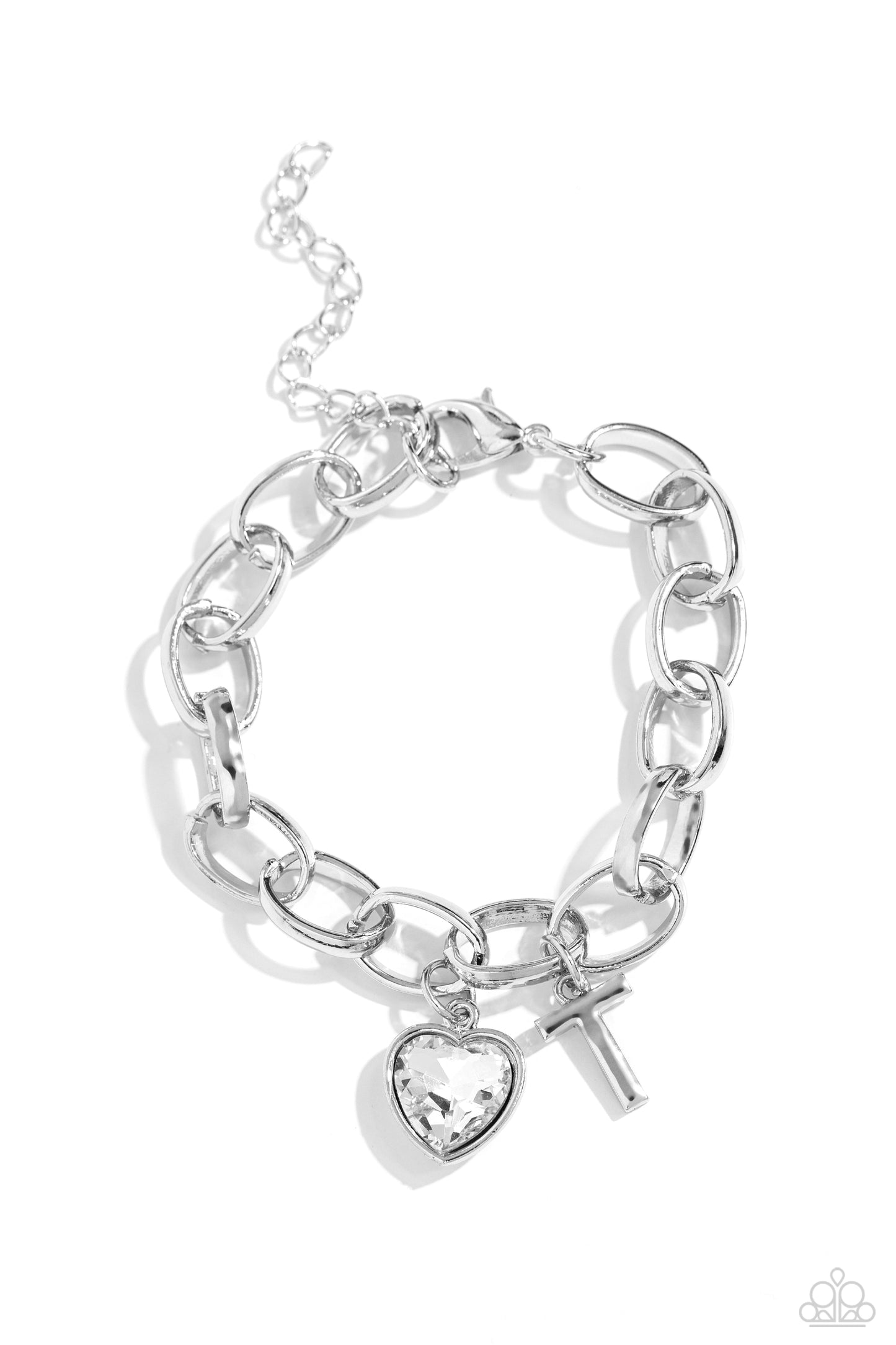 New Releases 11/23 Guess Now Its INITIAL - White - T Bracelet