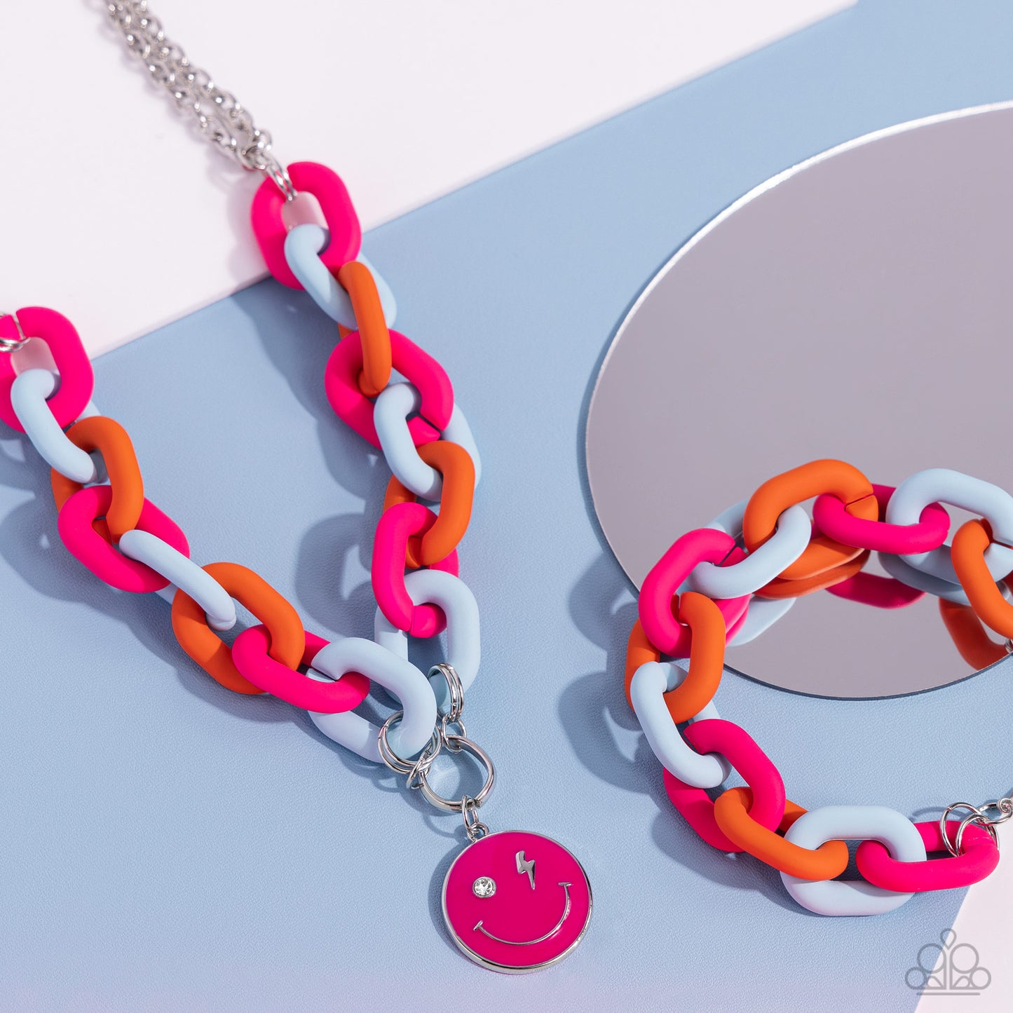 New Releases 3/11 Speed SMILE - Pink Necklace