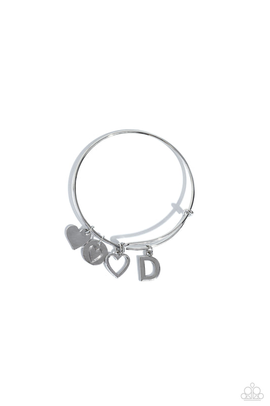 New Releases 1/18 Making It INITIAL - Silver - D Bracelet