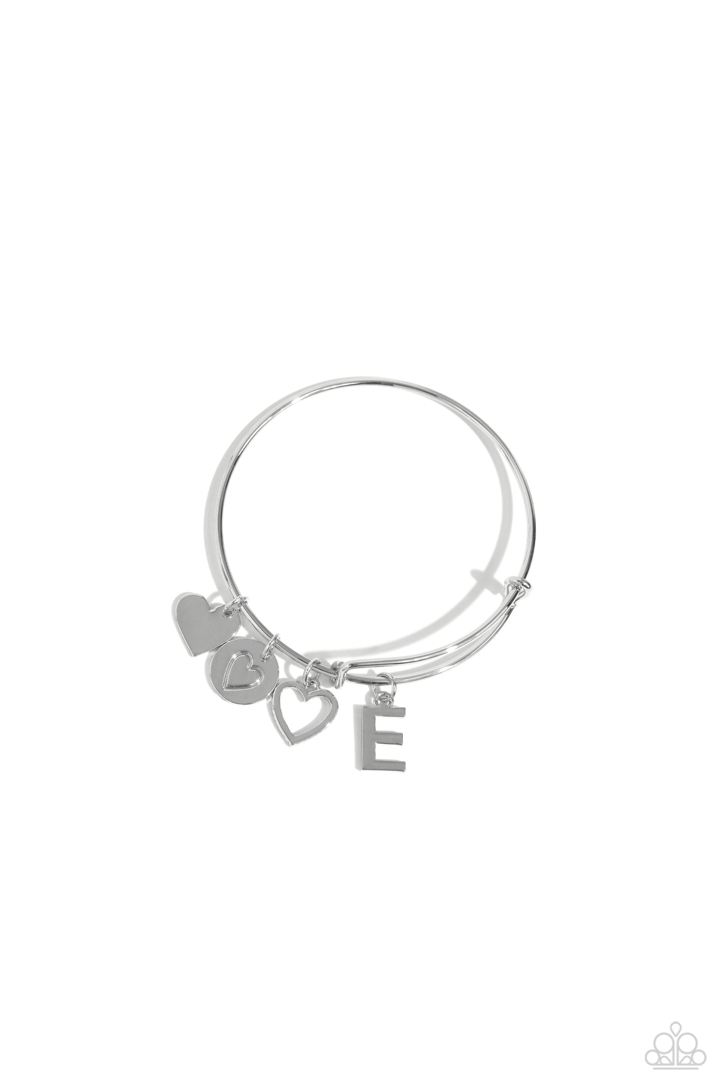 New Releases 1/18 Making It INITIAL - Silver - E Bracelet