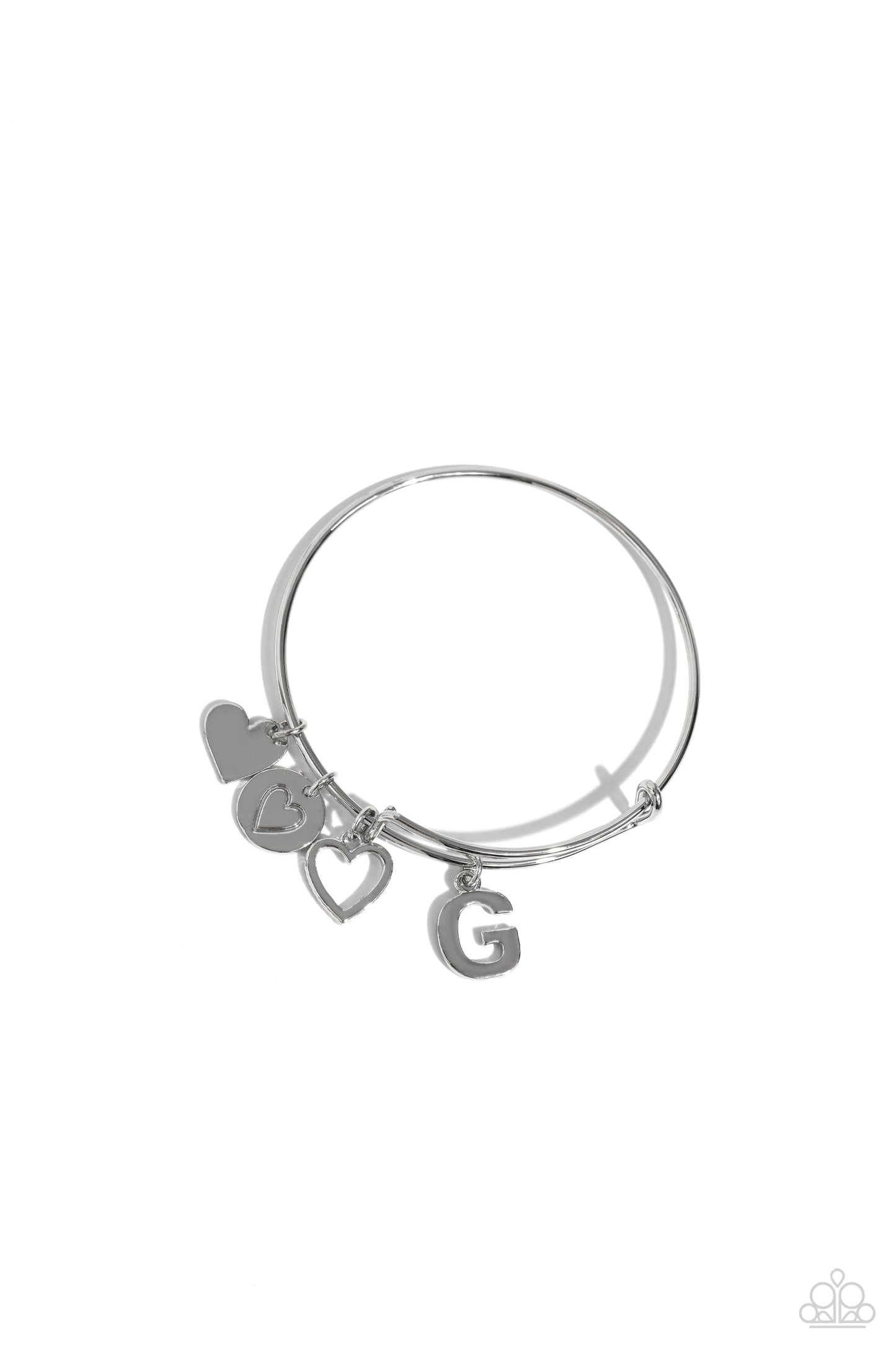 New Releases 1/18 Making It INITIAL - Silver - G Bracelet