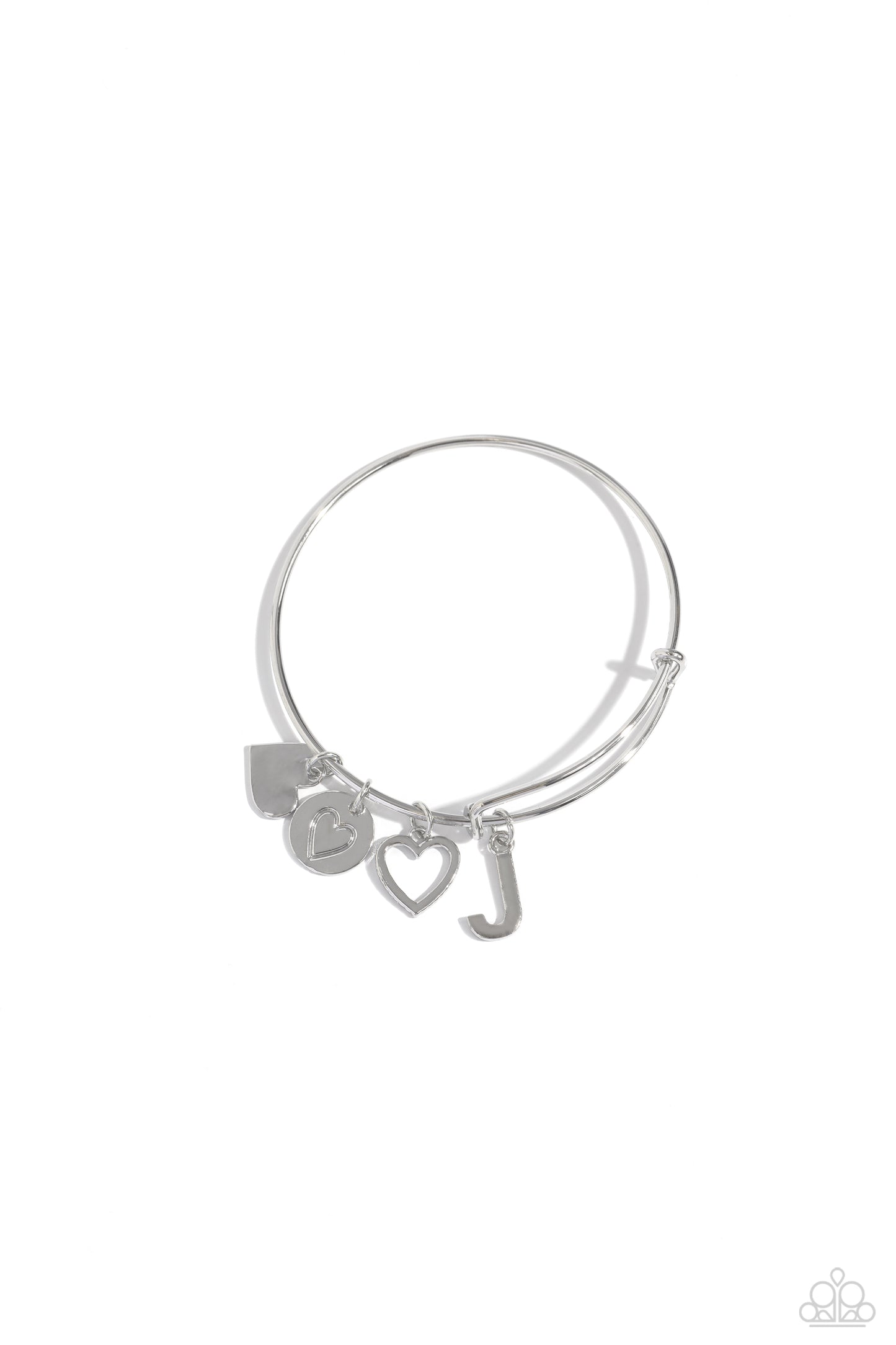 New Releases 1/18 Making It INITIAL - Silver - J Bracelet