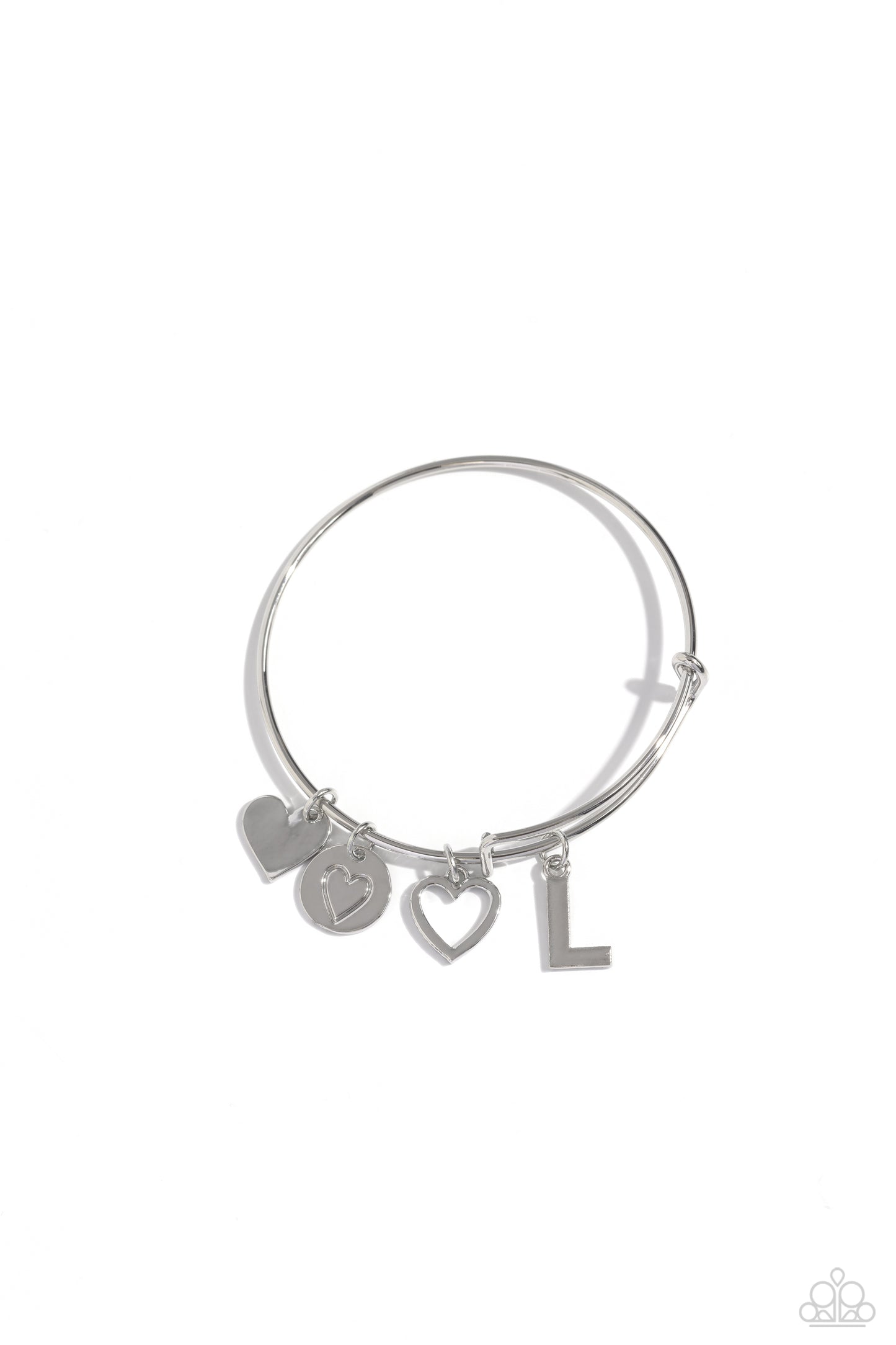 New Releases 1/18 Making It INITIAL - Silver - L Bracelet