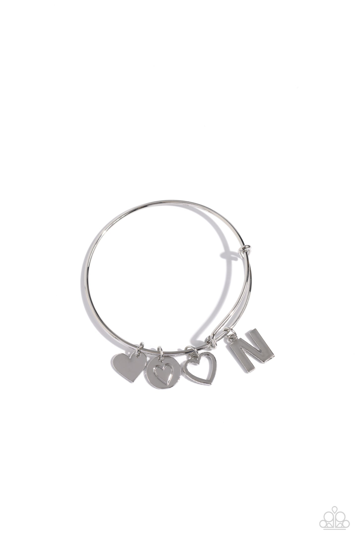 New Releases 1/18 Making It INITIAL - Silver - N Bracelet