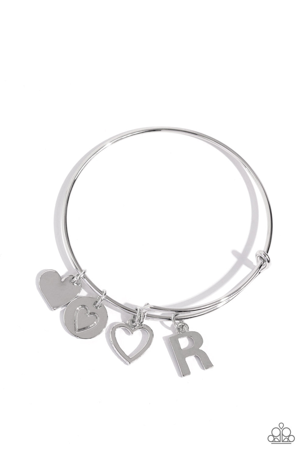 New Releases 1/18 Making It INITIAL - Silver - R Bracelet