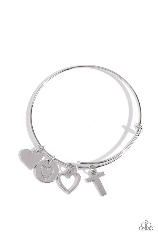 New Releases 1/18 Making It INITIAL - Silver - T Bracelet