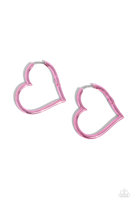 New Releases 2/26 Loving Legend - Pink Hoop Earrings