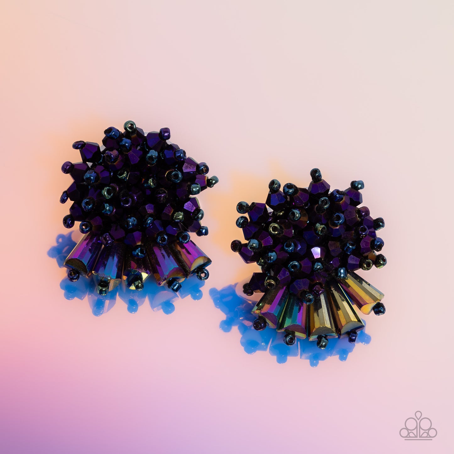 New Releases 3/14 Streamlined Sass - Purple Post Earrings