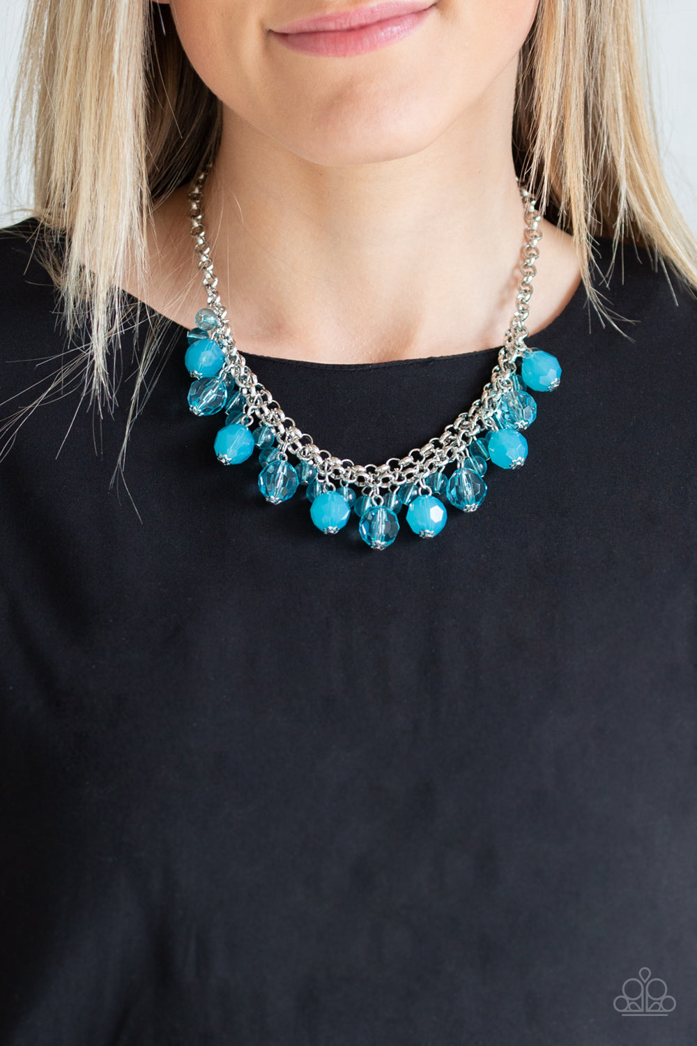 PAPARAZZI  Fiesta Fabulous - Blue NECKLACE