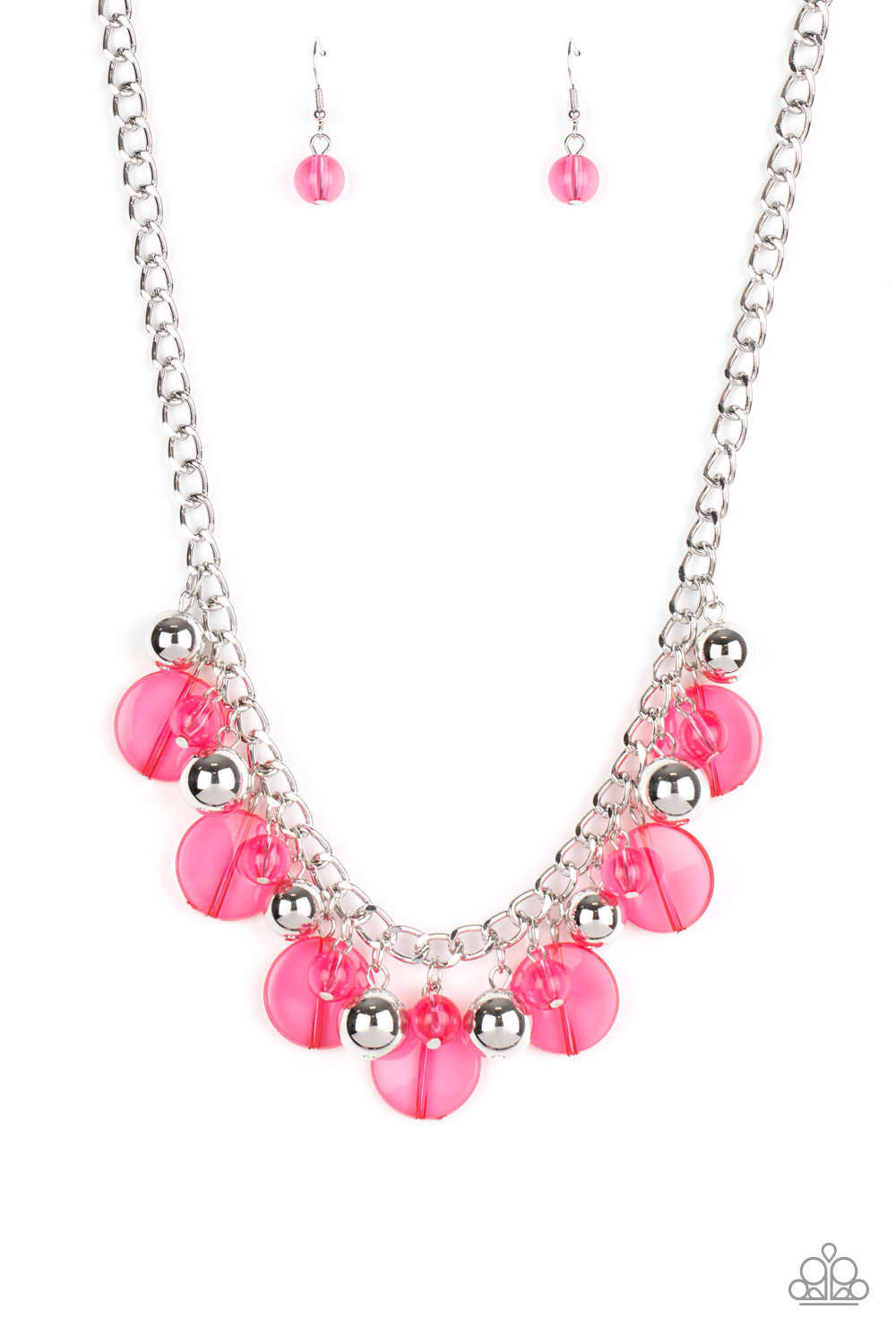 Gossip Glam - Pink Necklace Paparazzi